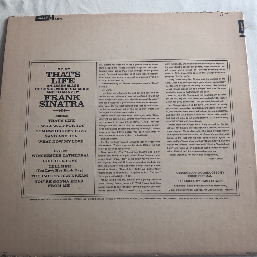 Frank Sinatra Vinyl Records - Picture 3 of 7